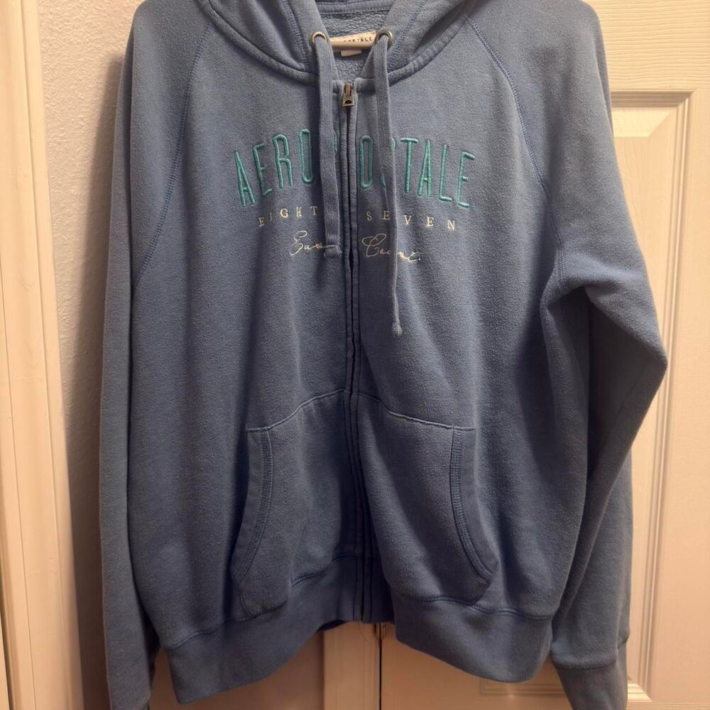 (2016-2022) Aéropostale Surf Coast Hoodie - Slate Blue - XXL
